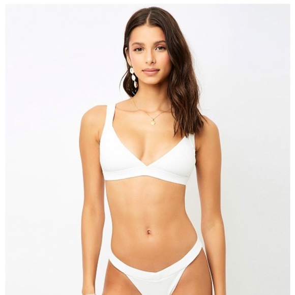 Frankies bikinis “Georgia” top in white M - Picture 1 of 7